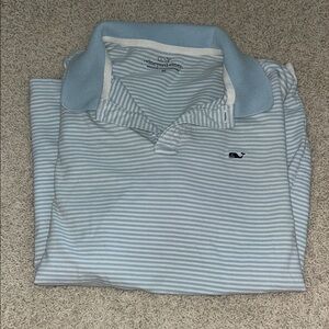 Vineyard Vines Men's Blue Striped Shirt